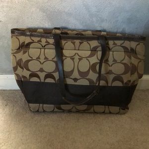 Coach diaper bag. Missing shoulder strap